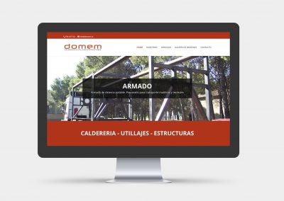 Diseño página Web Domem