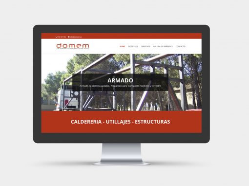 Diseño página Web Domem